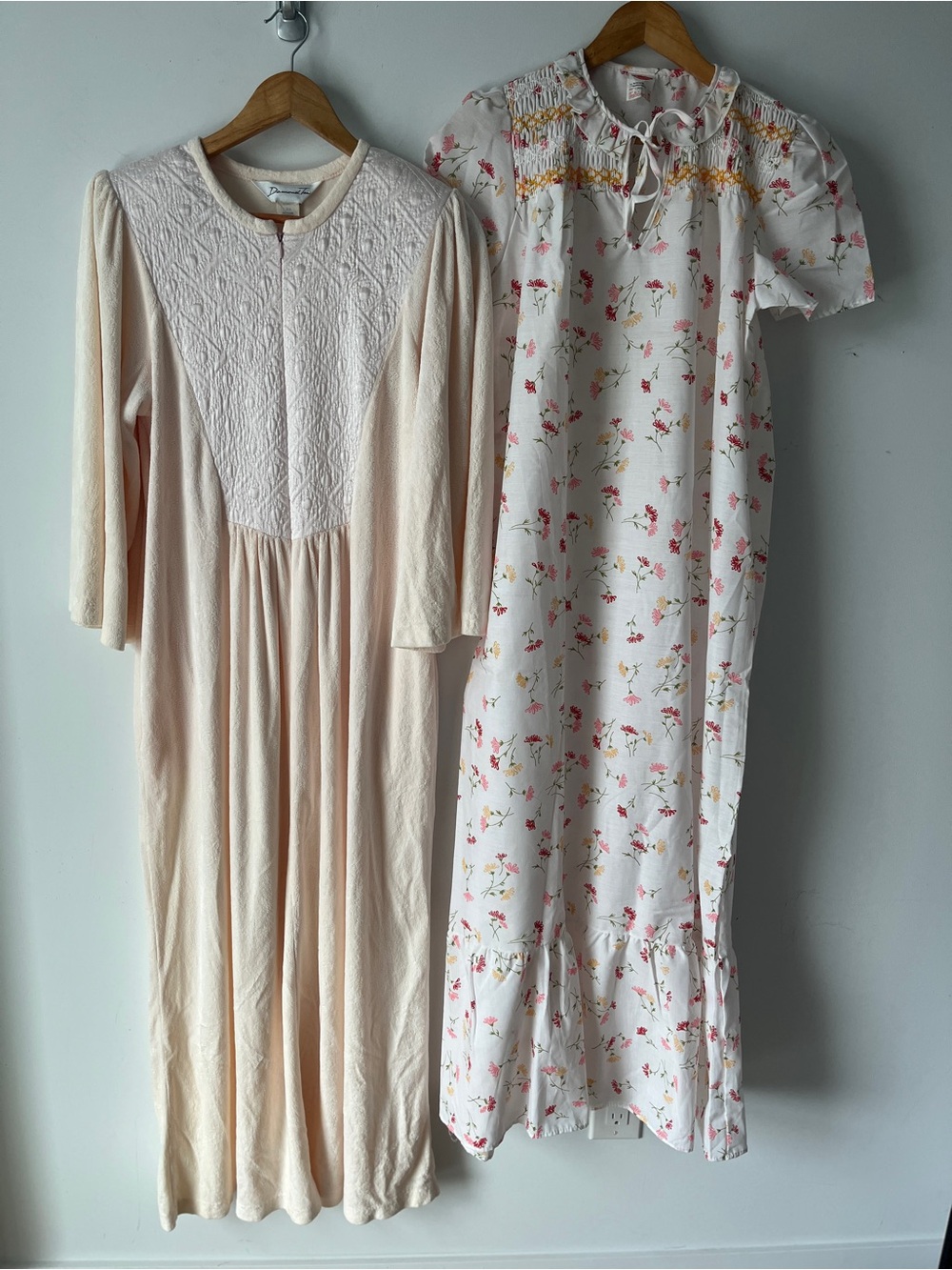 🔥Diamond Tea Robe & Georgie Girl Nightgown Bundle | Cozy Loungewear | M | Prairi